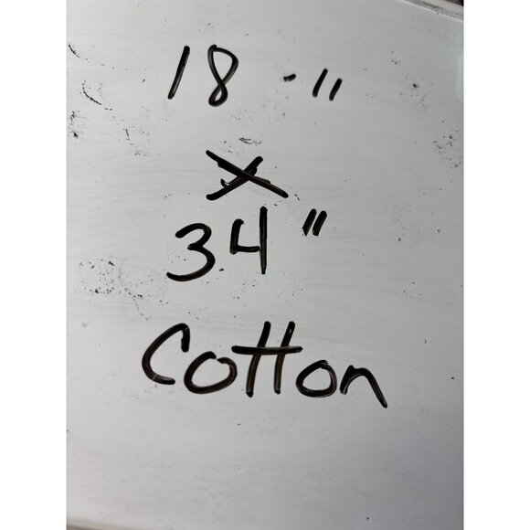 Green White Gingham Cotton Fabric 18" x 34" Sewing Crafts & Quilting - Picture 5 of 11